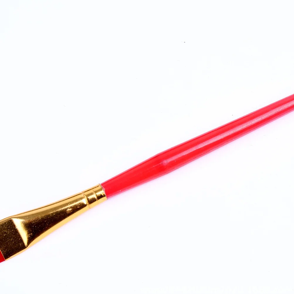 

6 pcs Kids Paint Brushes Set For Children Aged 3+ Durable Plastic Handle Metal Tube Premium Bristle Head Easy Control For