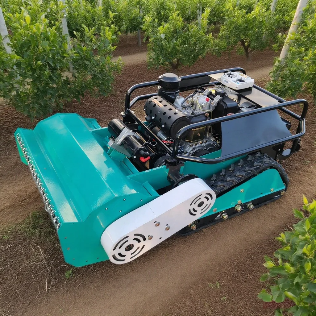 Trending Products 500mm/800mm Cutting Tracked Hybrid RC Flail Mower and Mower Parts