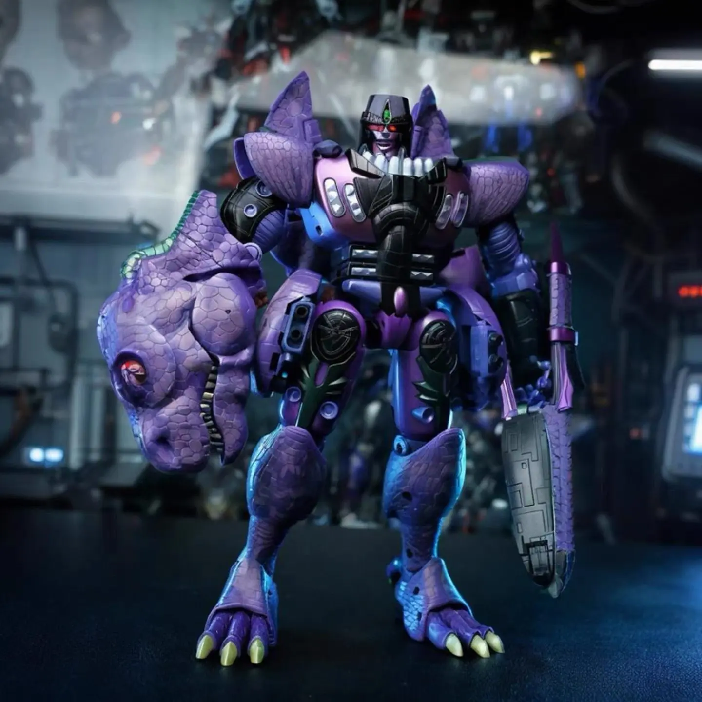 Na stanie Transformacja Zabawka ToysMage MP-43 MP43 Ulepszony Tyranozaur Rex Skala Bestia Super Wojownik Model Akcji Zabawka Prezent