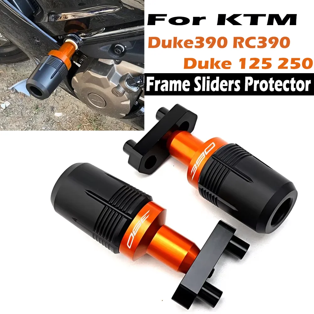 

Подходит для KTM Duke 390 RC390 Duke 390 125 250 RC 390, аксессуары, слайдер рамы мотоцикла, защита от столкновений, защита двигателя от столкновений