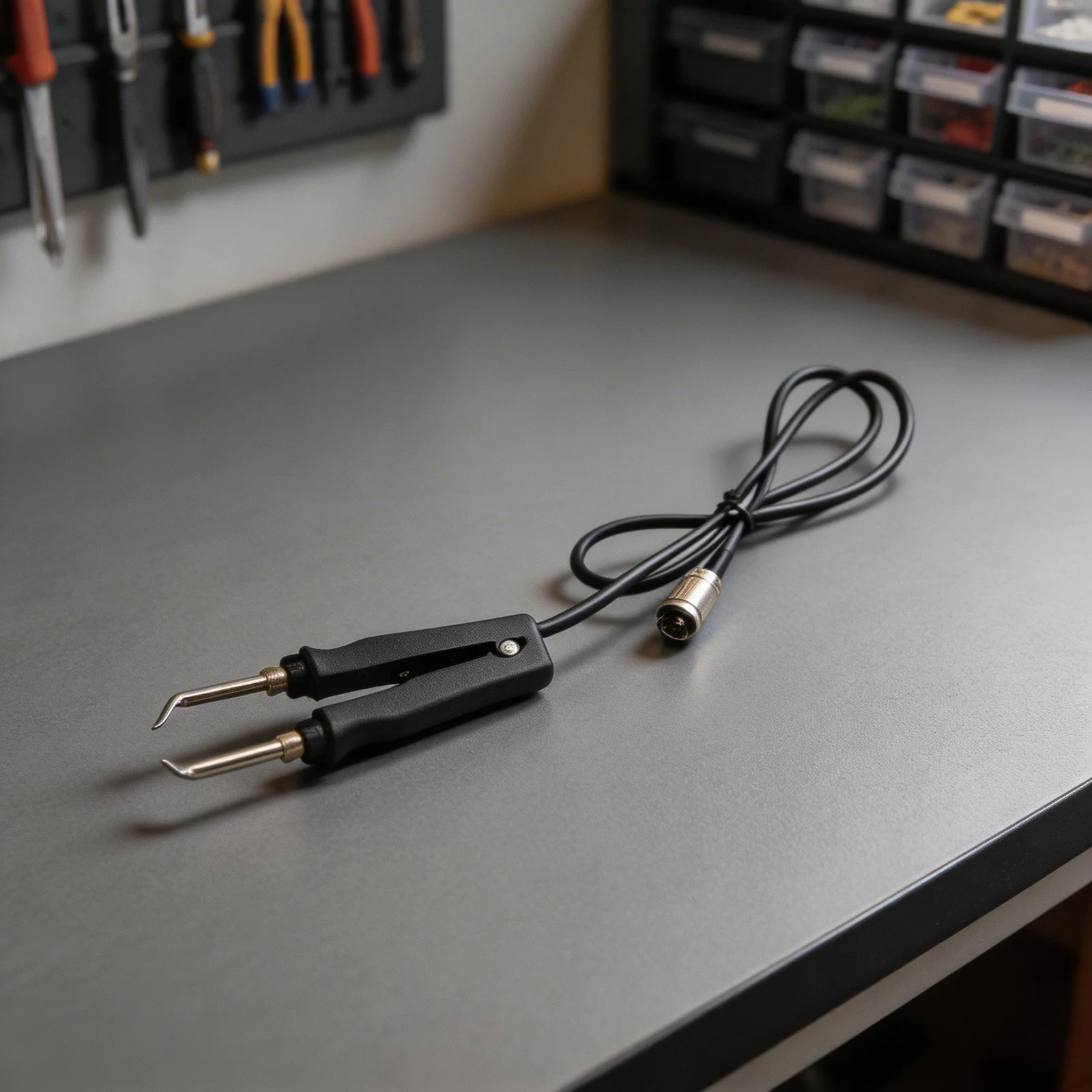 

Пинцет-щипцы для пайки с улучшенной эффективностью и уникальной изогнутой формой, идеально подходят для работы в ограниченном пространстве и ремонта электронных схем