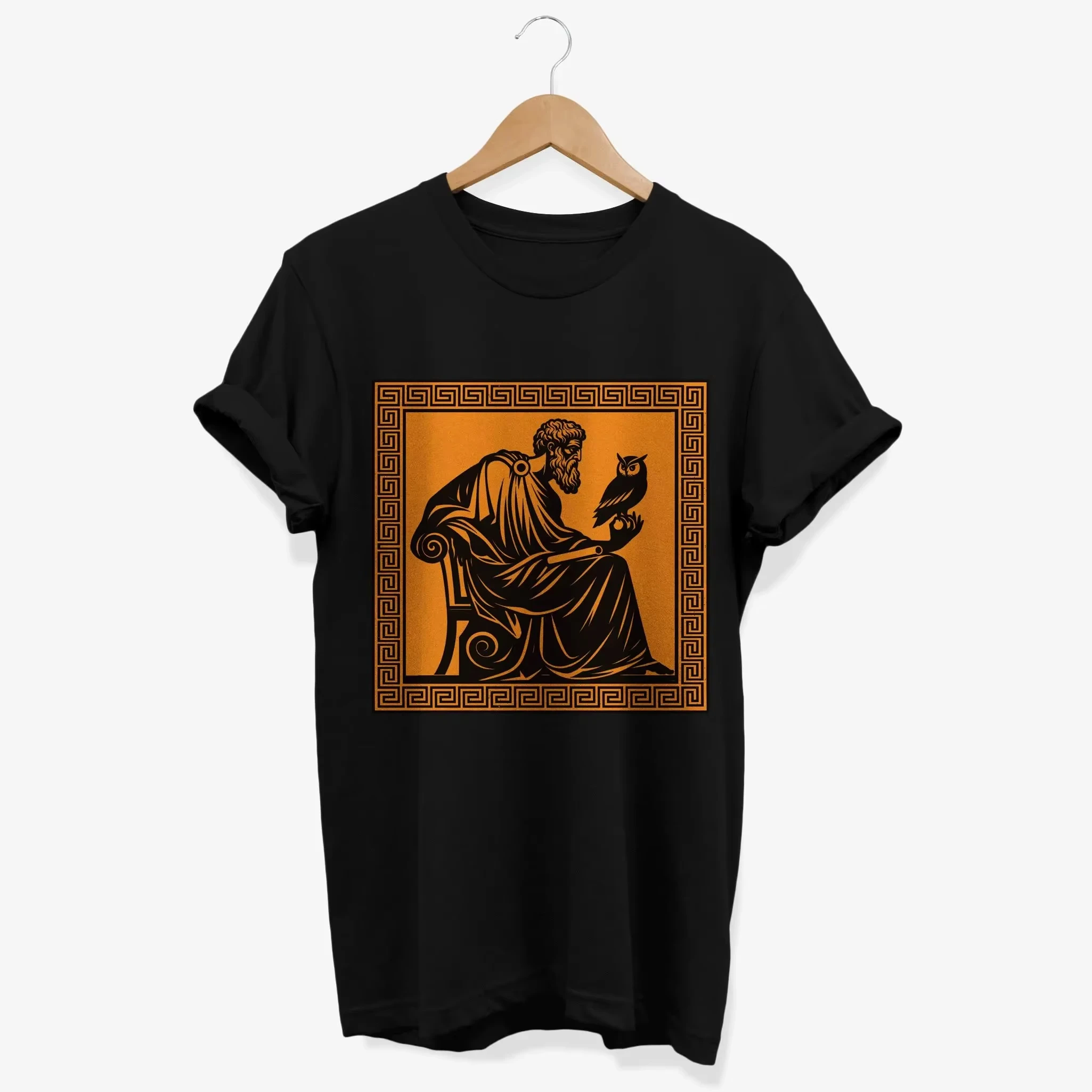 Camiseta de Sócrates, filósofo griego, camiseta con gráfico de arte de la antigua Grecia, regalo de filosofía para profesores, camiseta cómoda y transpirable