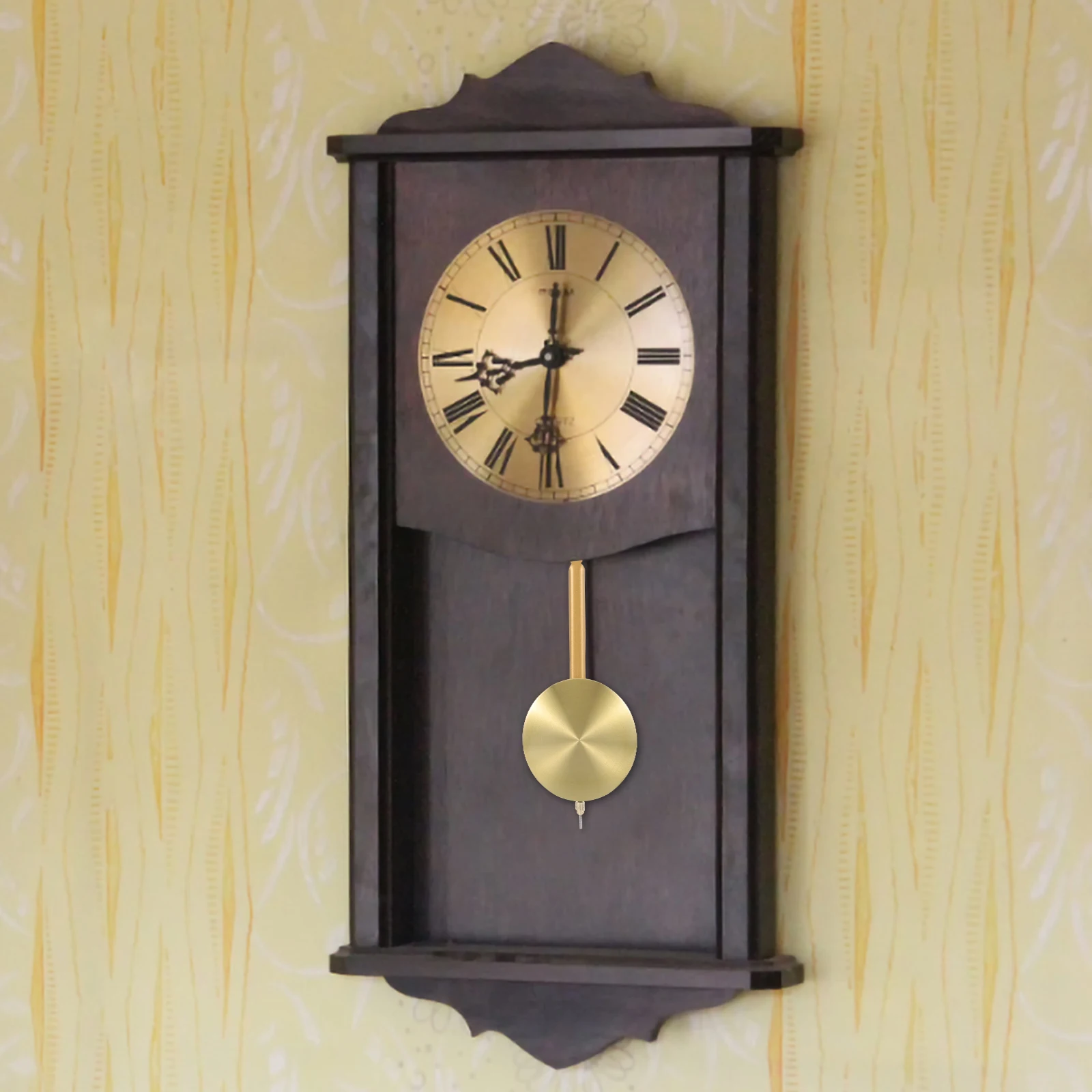 

Vintage 20cm Metal Pendulum Replacement for Wall Clock DIY Repair Parts Golden Accessories Pendulum Suite