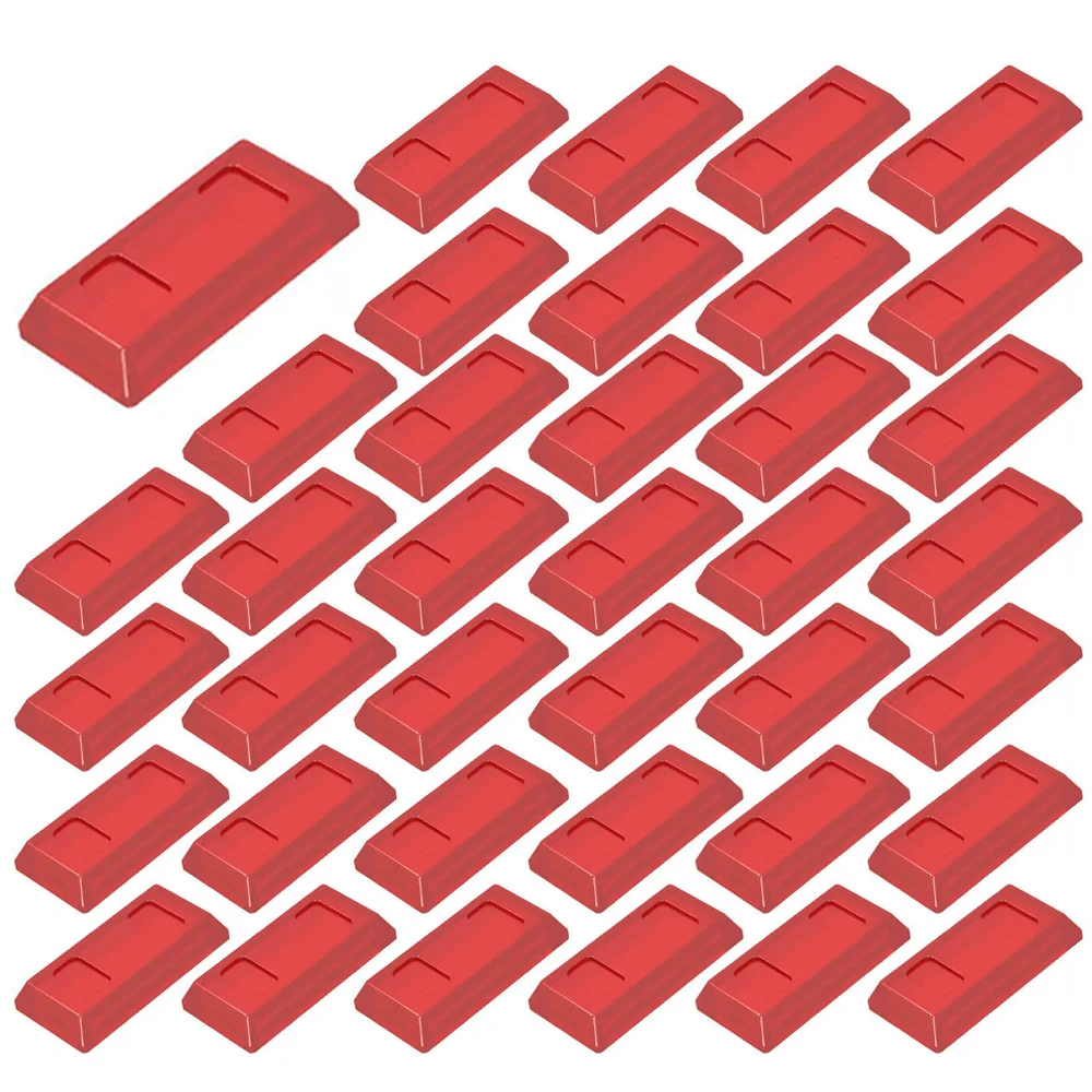 60 Stück 99563 Tile Special 1 X 2 Ingot Bar Bausteine Spielzeug für Kinder Kompatible Lernspielzeuge DIY MOC Bausteine zum Zusammenbauen