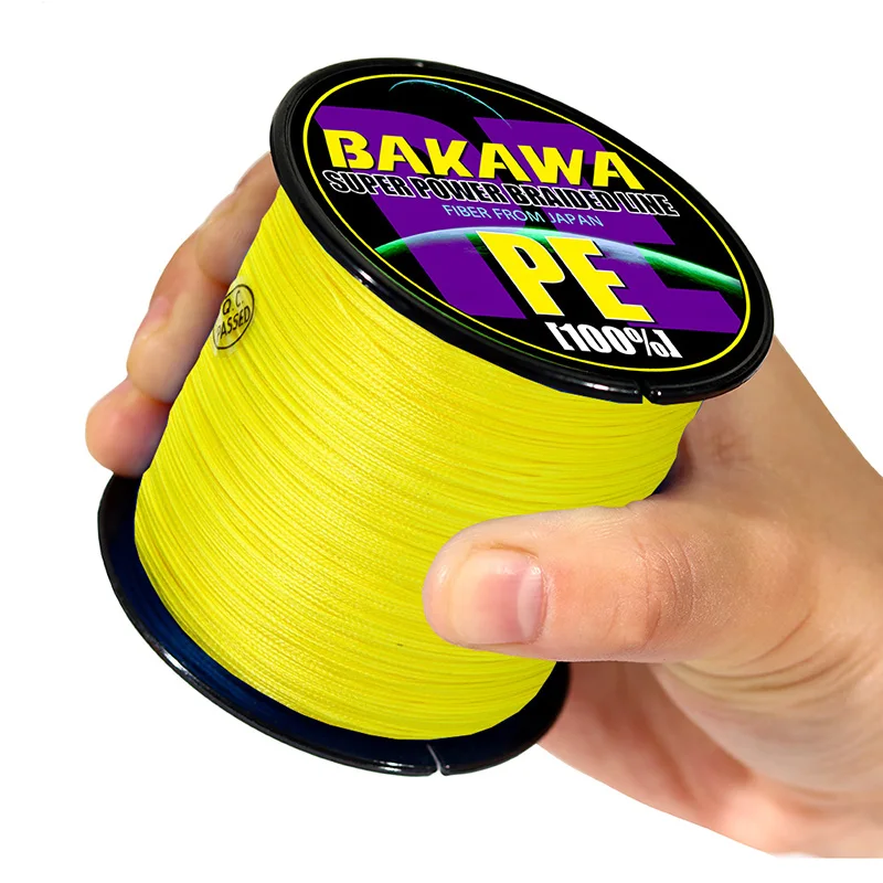 BAKAWA Carp Multifilament Fishing Line 4 Strands Braided Japan Seawater Strong Smooth 100% PE Wire 300M Pesca