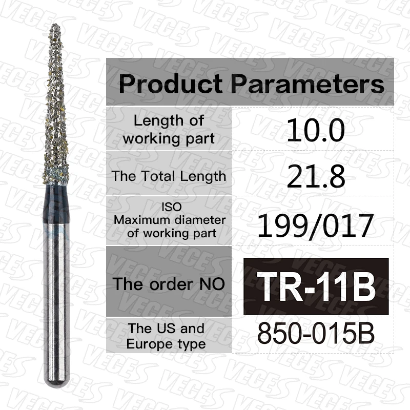 TR Typ Extra Grobe Dental Diamant Bohrer Standard Zahnmedizin Erdbeeren Bohrer Zahnarzt Werkzeuge FG High Speed Bur 1,6mm 10 stücke