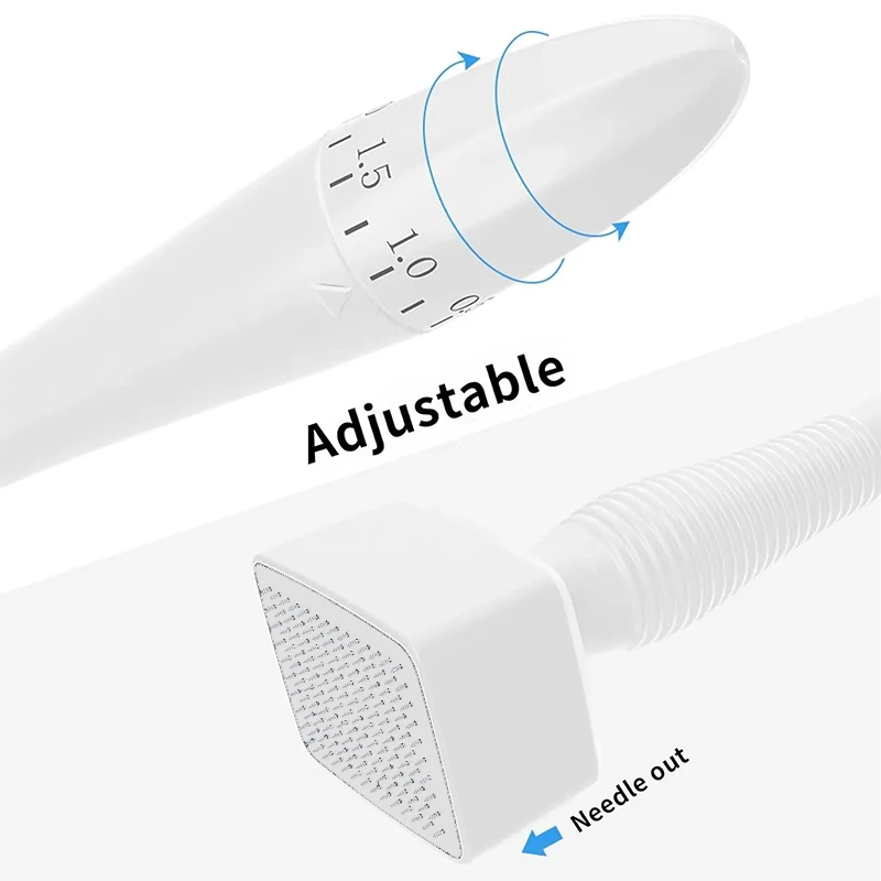 جديد 140A قابل للتعديل إبرة مجهرية ديرما ختم 140 دبابيس إبر ديرما ختم العناية بالبشرة الاستخدام المنزلي للوجه الجمال العناية الشخصية #5