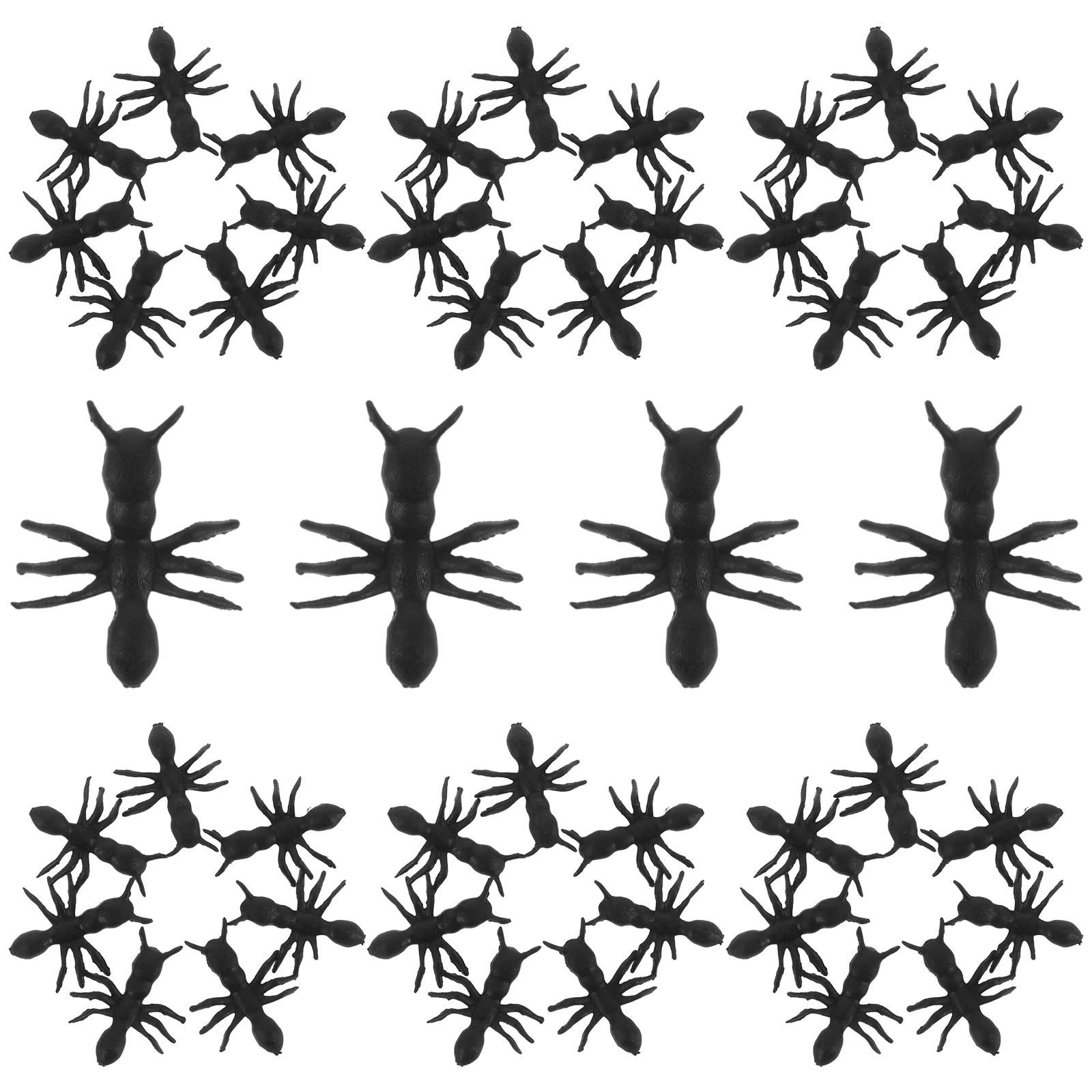 

50 Pcs Tricky Toy Prank Simulation Ants Halloween Fidget Toys Joke Insects Model