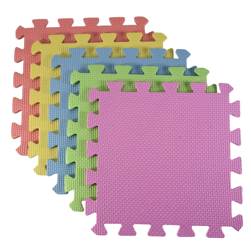 

B05C-Play коврики-пазлы модульные цветные 20 шт. 30X30 см мягкий детский коврик-пазл из пенопласта Eva для татами