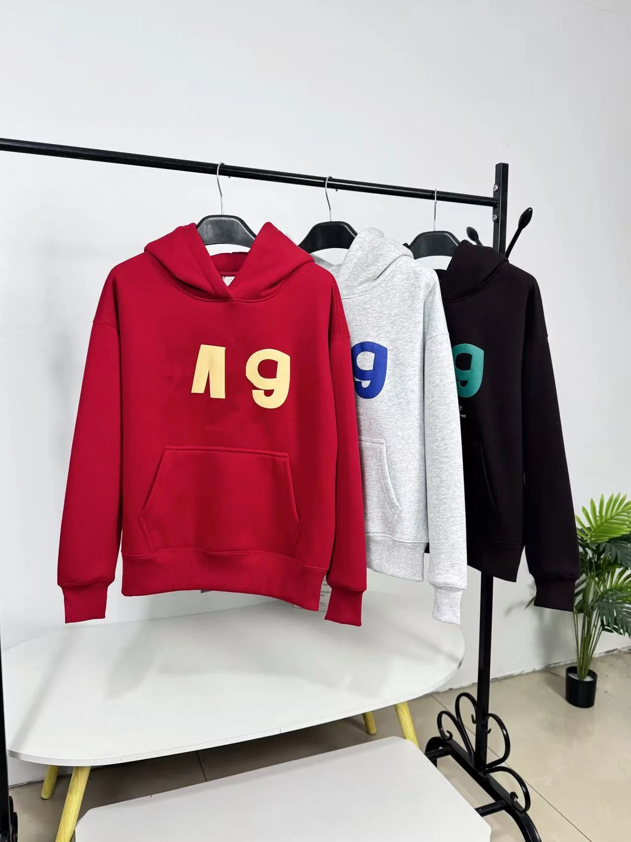 Thiened Fce moletom com capuz feminino inverno outerwear americano casual cor blo carta cola impressão camiseta sle casaco