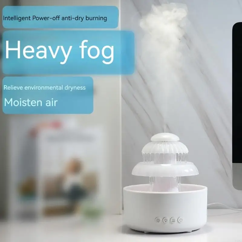 Humidificador Mini humidificador Difusor esencial aceite Humidificador dormitorio lindo N58D