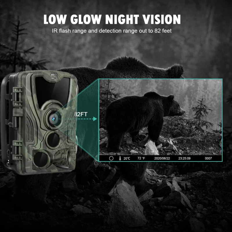 Cámara de caza con visión nocturna y batería de litio para exterior - imagen 2