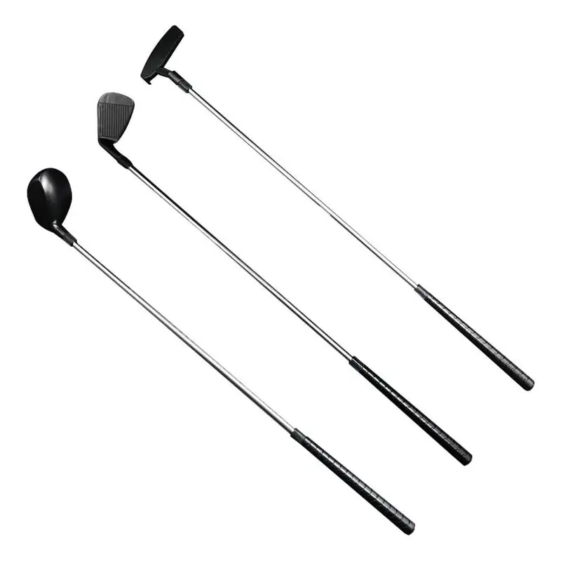 Detachable Golf Clubs Stainless Steel Lightweight Golf Clubs Detachable Multifunctional Golf Playing Supplies For Boys Girls