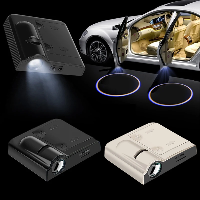 

Car Door Projector LED Shadow Lights Lamp Car Accessories For Universal Vehicle Models Car Wireless Courtesy