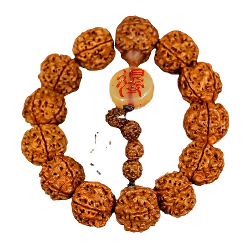 Factory Supply Rudraksha Willing Bracelet Nepal 55Petal Men's and Women's Ornament Bracelet Wholesale Supply