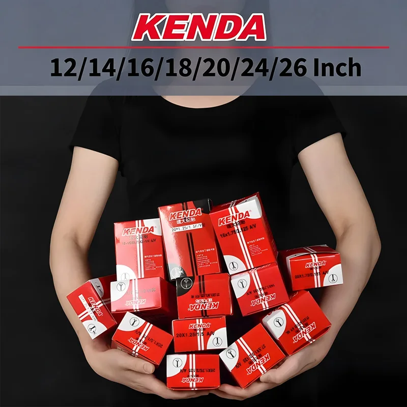1 Stück Original KENDA Butyl-Gummi-Schlauch 12/14/16/18/20/24 Zoll Schrader AV Presta FV für MTB Rennrad Ersatzteile Zubehör