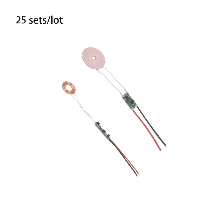 25 Sets/Lot  50 Sets/Lot 20mm Receiving Coil Wireless Charging Module 412-28 1​0*/20*/50* Receivers