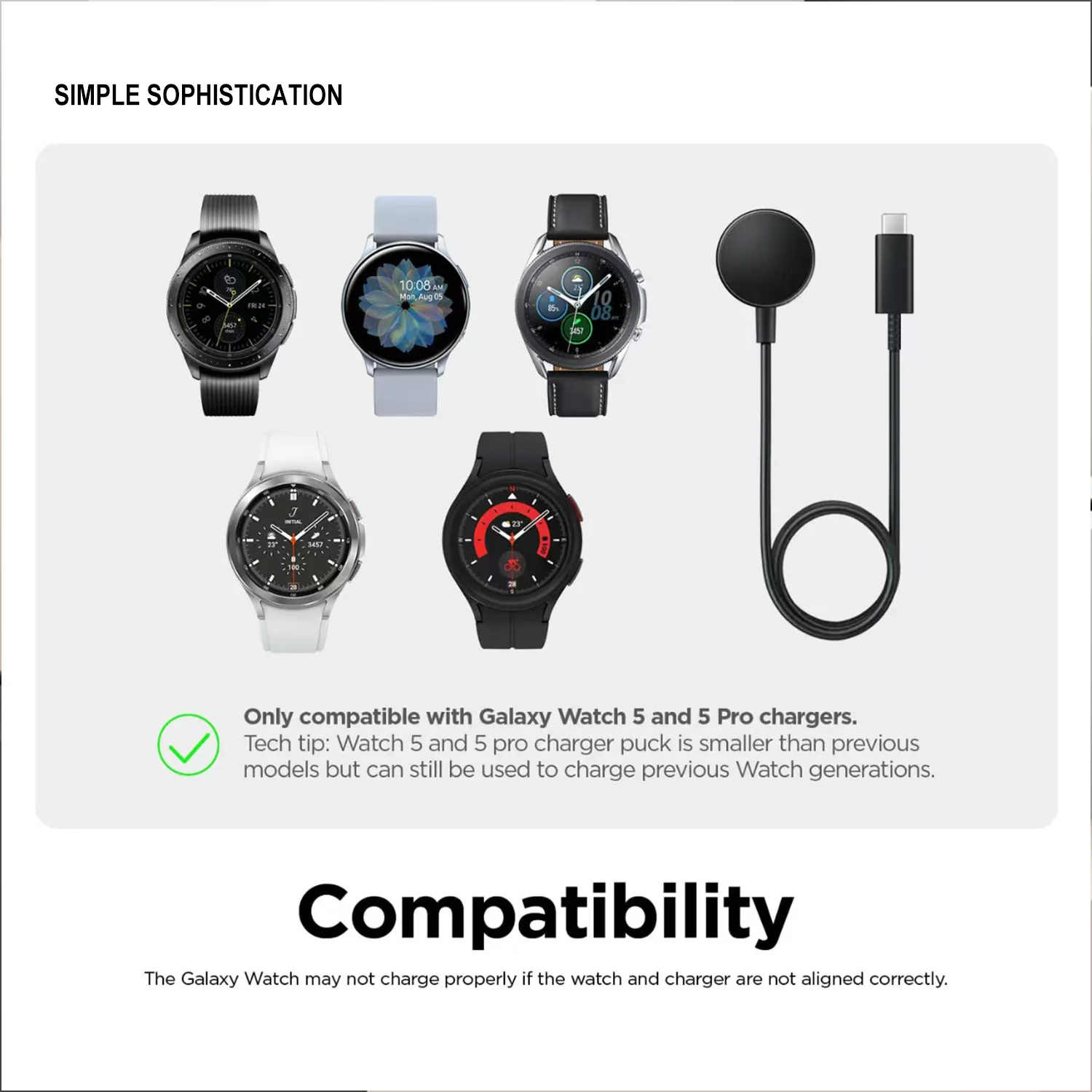 2025 Совместимость с Samsung Galaxy Watch 5 Подставка для зарядного устройства 40 44 46 мм Galaxy Watch3 4 5 Pro Силиконовая подставка для зарядного устройства 45 мм НОВАЯ ГОРЯЧАЯ