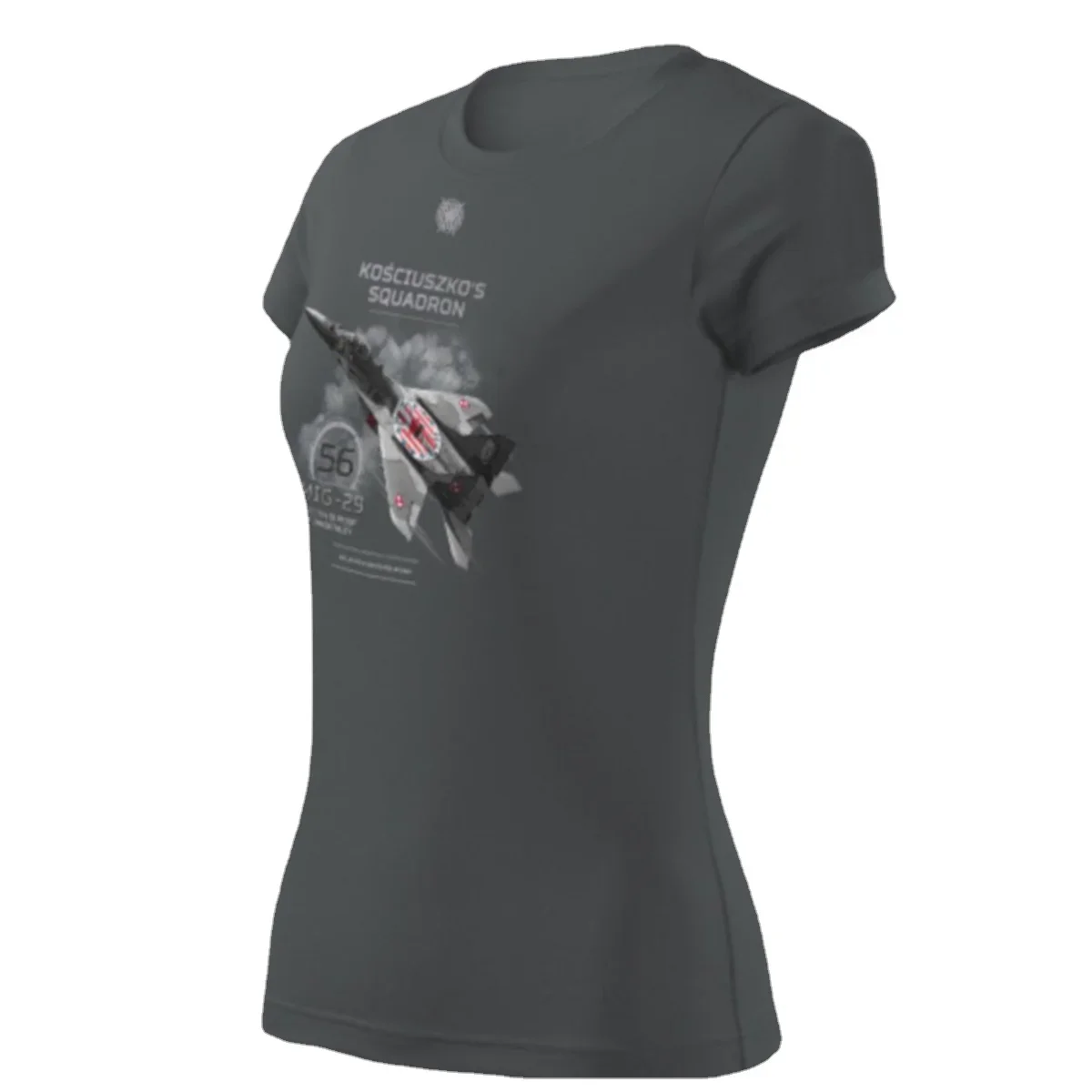 

Russian Jet Fighter Mig 29 Kosciuszko's Squadron T-Shirt. Summer Cotton O-Neck Short Sleeve Mens T Shirt New S-3XL