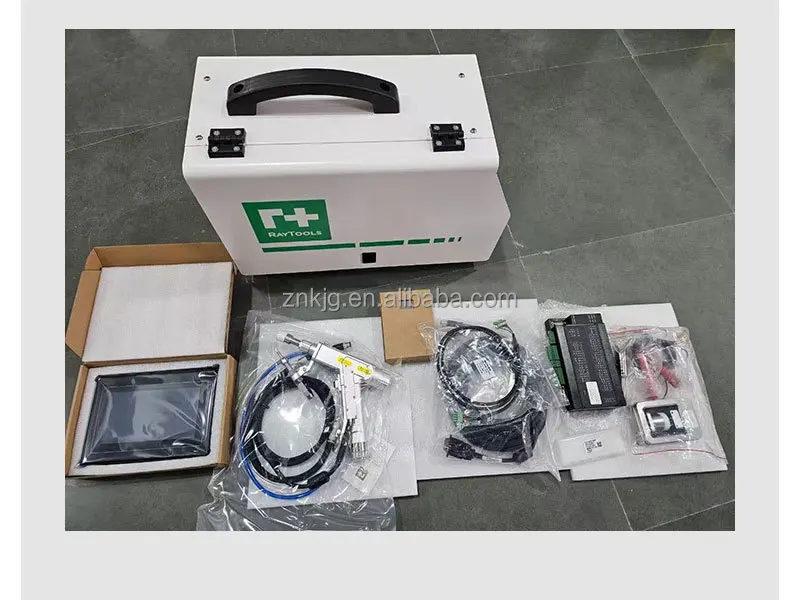 RayTools BW101-GS Laser Welding Cleaning Head with Wire Feeder for Metal Fiber Welding Machine