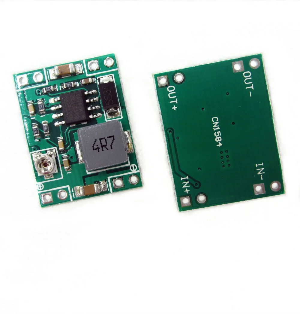 new 100PCS GW1584 Ultra-small size DC-DC step-down power supply module 3A adjustable step-down module super LM2596