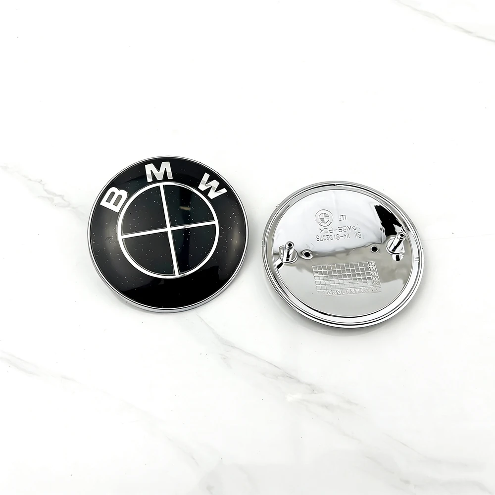 2PCS 74mm/82mm Car Front Hood Rear Trunk Emblem LOGO For BMW M Logo E46 E36 E34 F10 E90 F30 E60 F30 E53 E30 E92 E87 X1 X3 X5 view 4