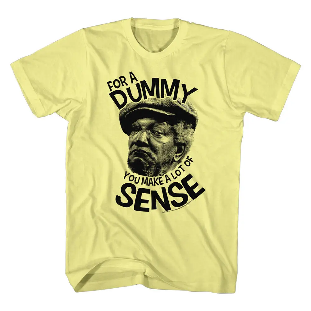 Sanford Son 70's For A Dummy You Make Lot Of Sense Men's T Shirt REDD FOXX