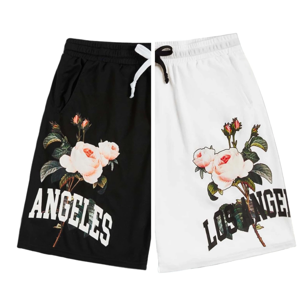 

Latest Trendy Y2K Letter Flower Element 3D Printed Casual Street Men's Shorts Comfortable Breathable Gym Running Sweatpants