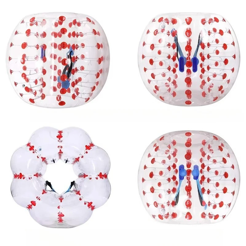 

New Inflatable Collision Bubble Ball Human Size Inflatable Bubble Body with Ice Hockey Hamster Cloth Ball