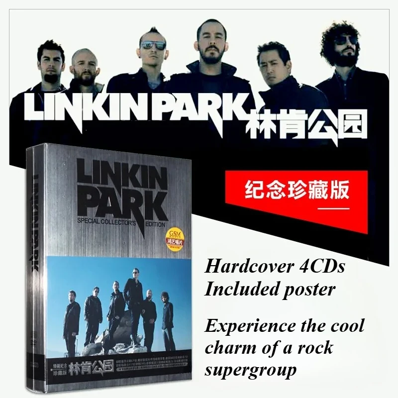 

Классическая знаменитая европейская и американская рок-группа: специальная памятная коллекция из 4 CD и 1 DVD с рок- и поп-песнями, музыкальный подарок