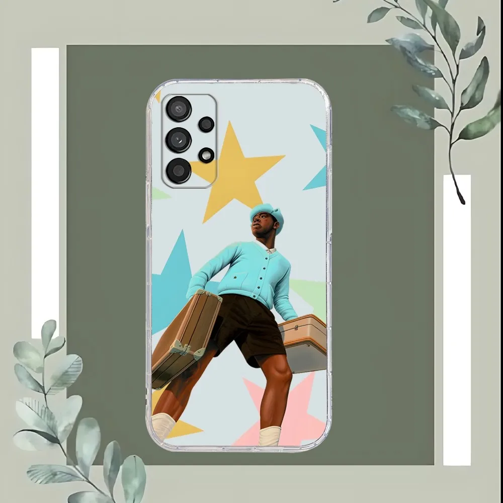 Tyler The Creator Phone Case For Samsung S24 S23 S22 S21 S20 S10 FE Note 20 Ultra 5G Lite Plus Translucent Cover