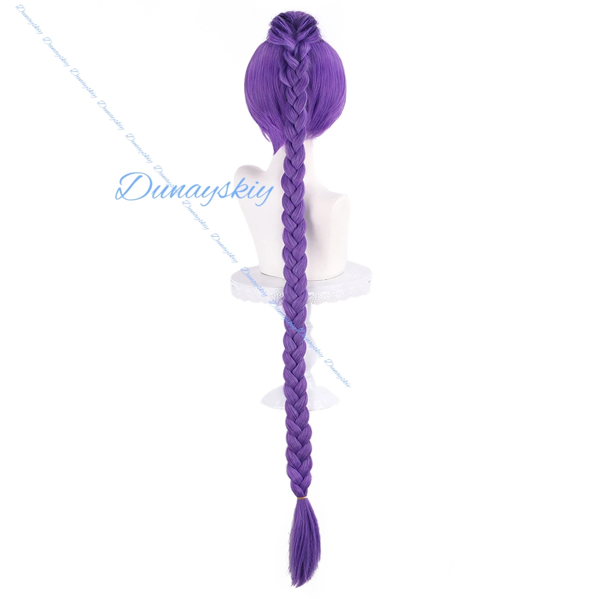 رومي تأثيري شعر مستعار اصطناعي قبل مضفر الأرجواني شعر امرأة 105 سنتيمتر Kpop شيطان الصيادين أنيمي مقاومة للحرارة الباروكات الكبار الاطفال