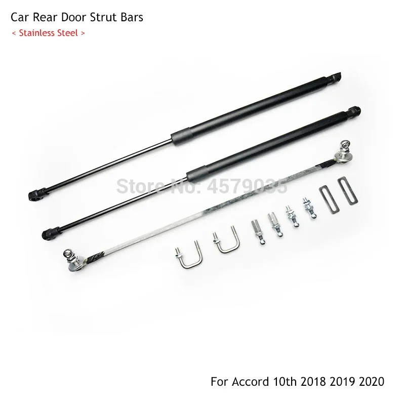 Back Door Trunk Box Support Hydraulic Rod Strut Spring Bars Shock Bracket 2Pcs/Set For Honda Accord 10th 2019-2022 Accessories