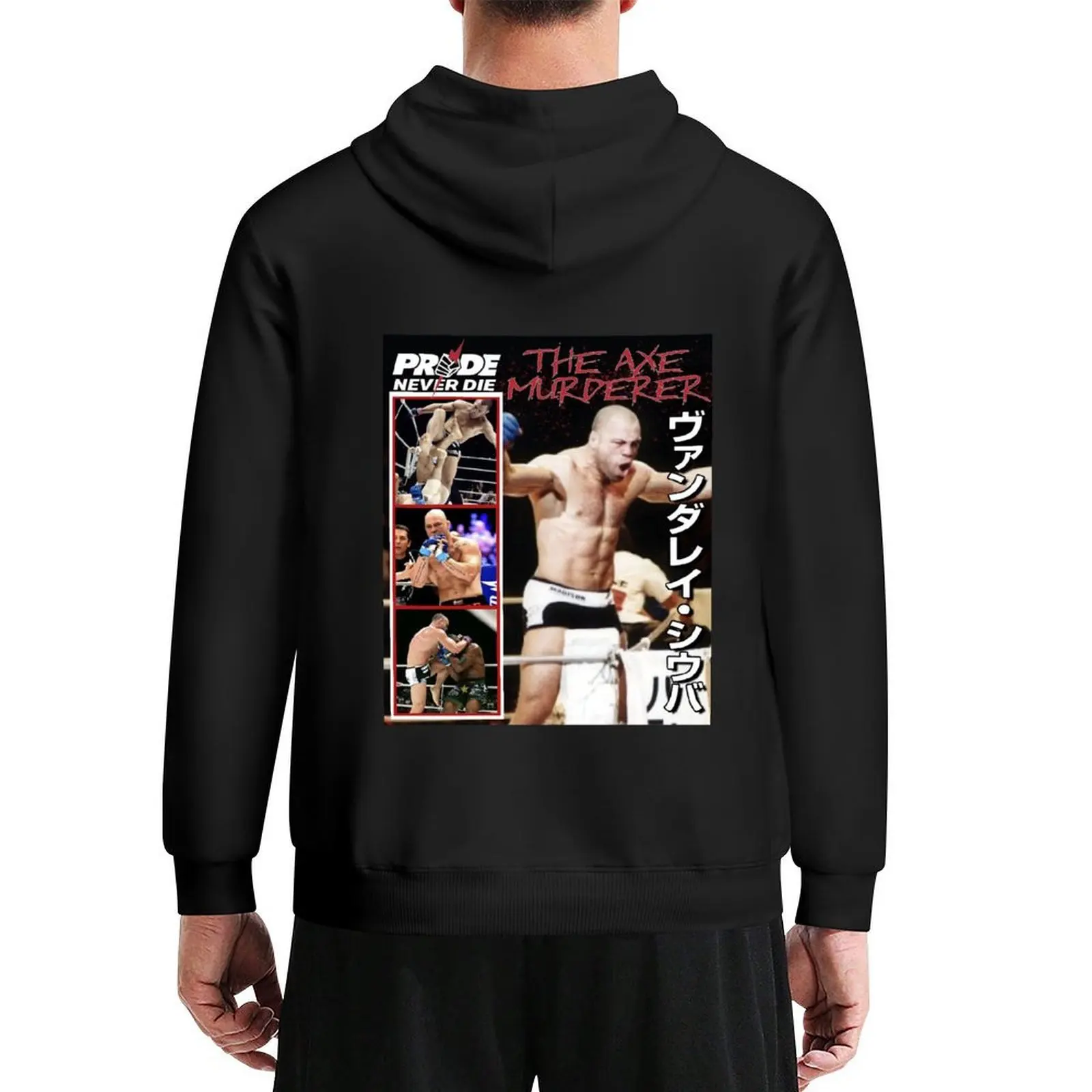 

Wanderlei Silva Pride Never Die Hoodie men's sweat-shirt men clothes autumn clothes mens clothing tracksuits