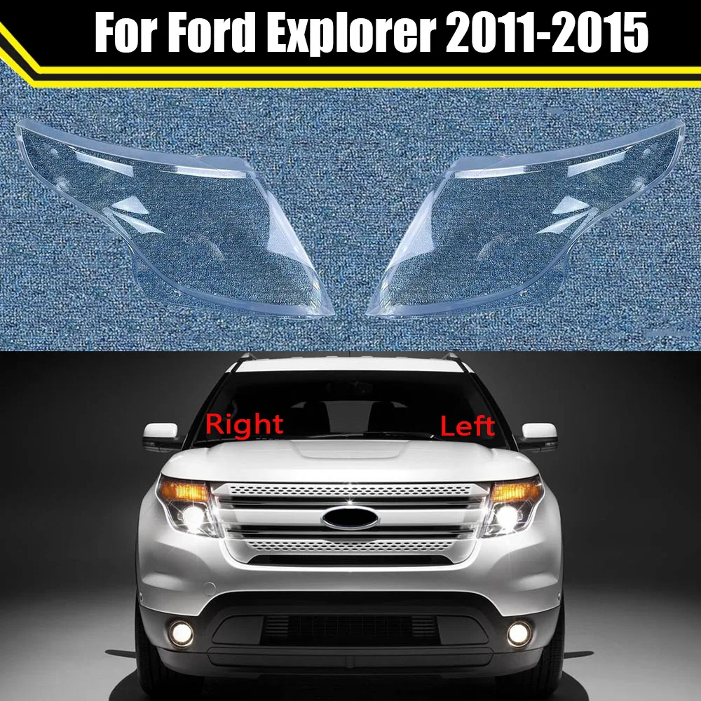 

Прозрачный пластиковый чехол для налобных фонарей Ford Explorer 2011-2015