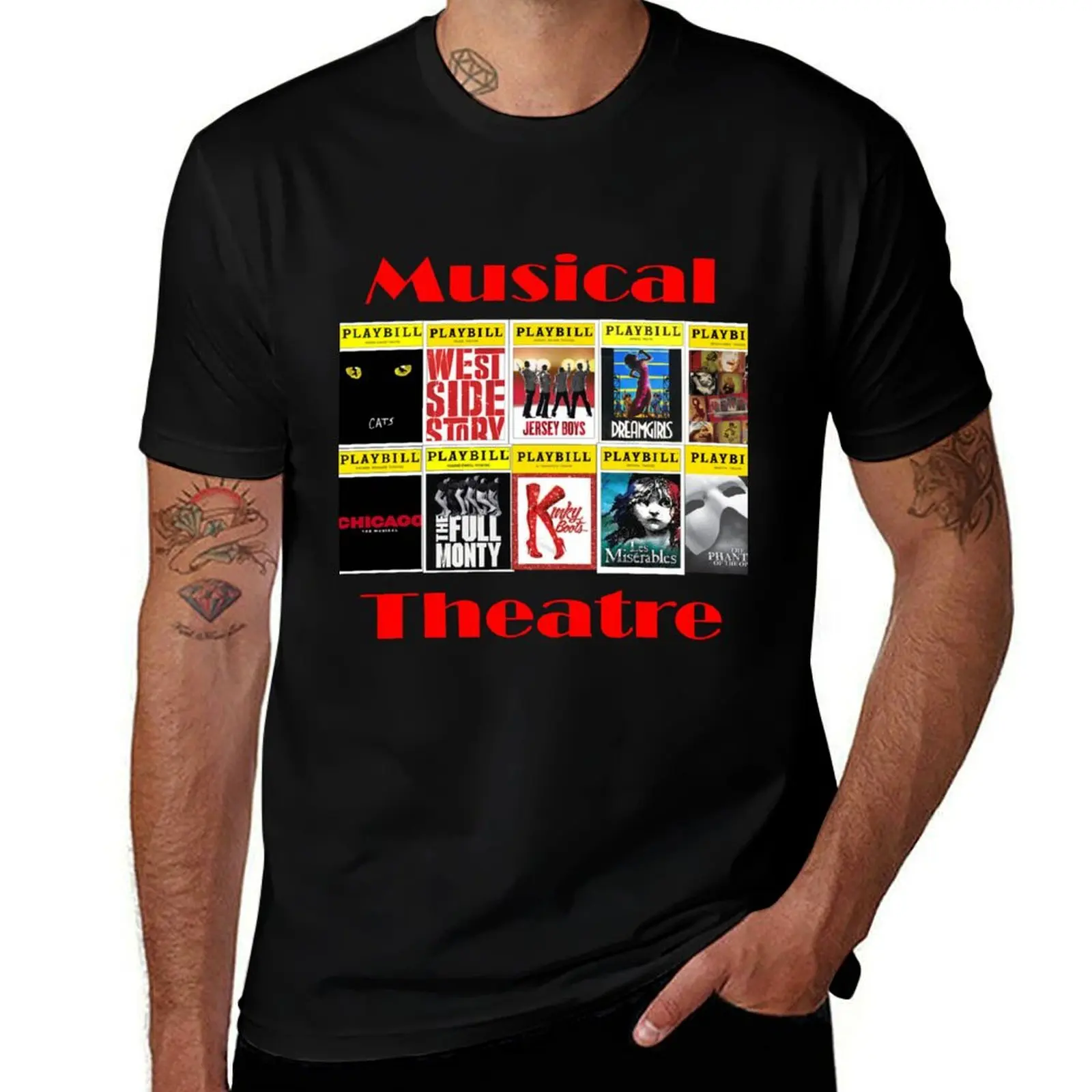 

Musical Theatre! T-Shirt cotton graphic tees customs tops vintage t shirts fruit of the loom mens t shirts