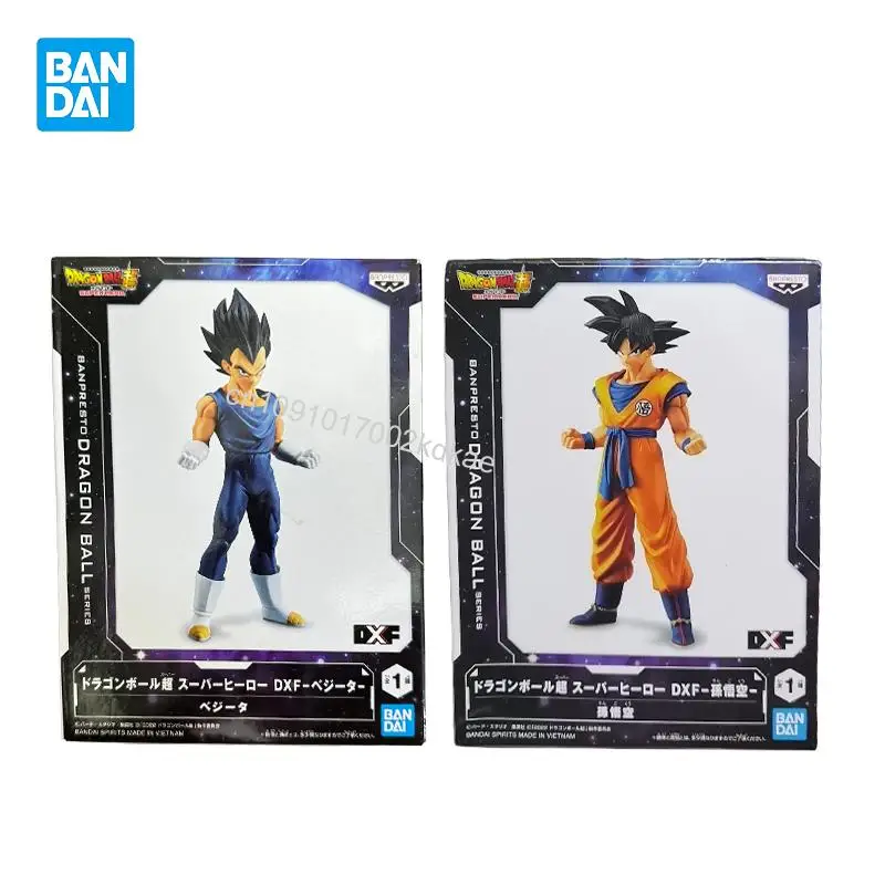 

В наличии Bandai Original DXF DRAGON BALL SUPER SUPER HERO Vegeta Goku Около 17 см Аниме Фигурка Фигурки Модель Игрушки Подарок