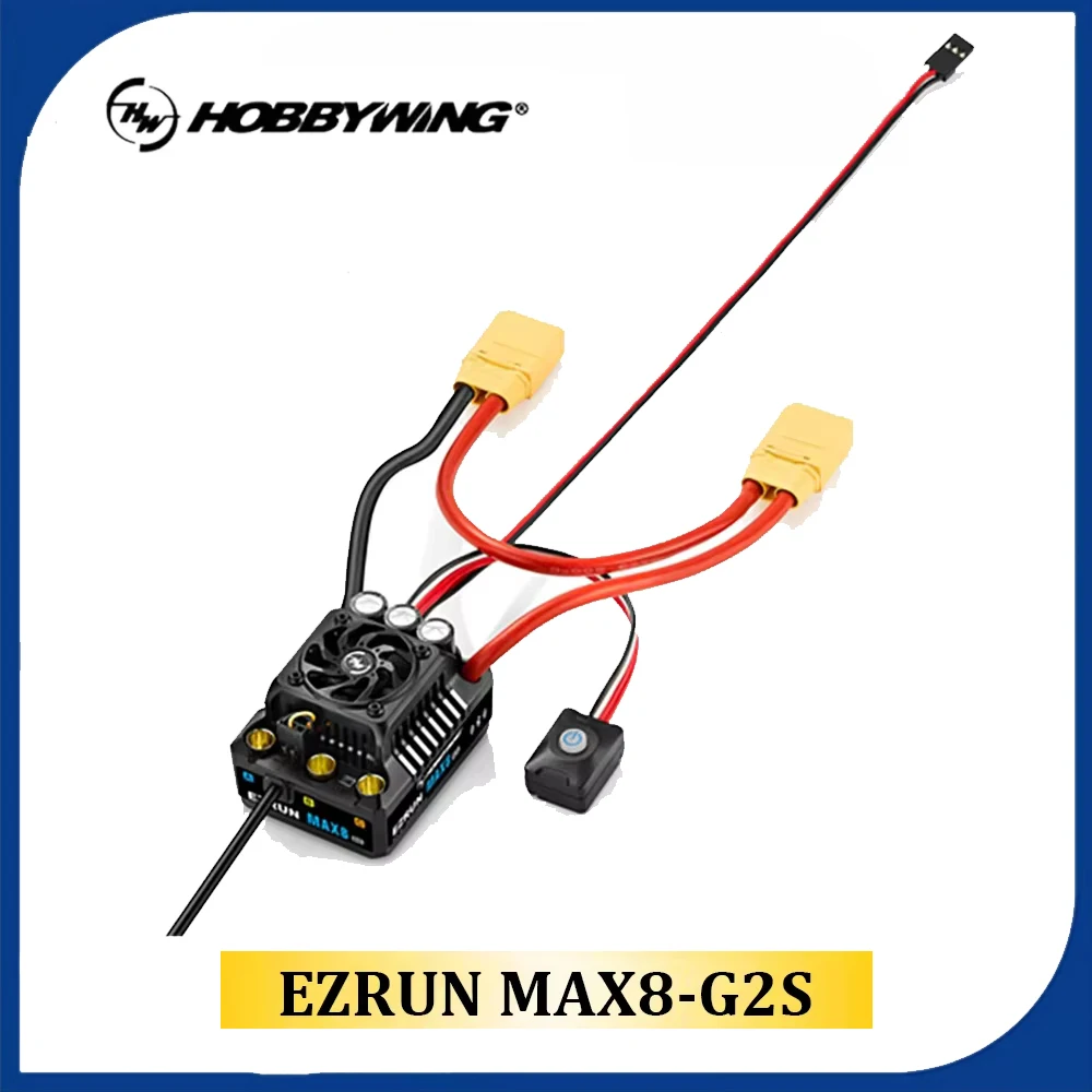 HOBBYWING EZRUN MAX8 G2S 160A ESC For 1/10 1/8 RC Model Car Buggy