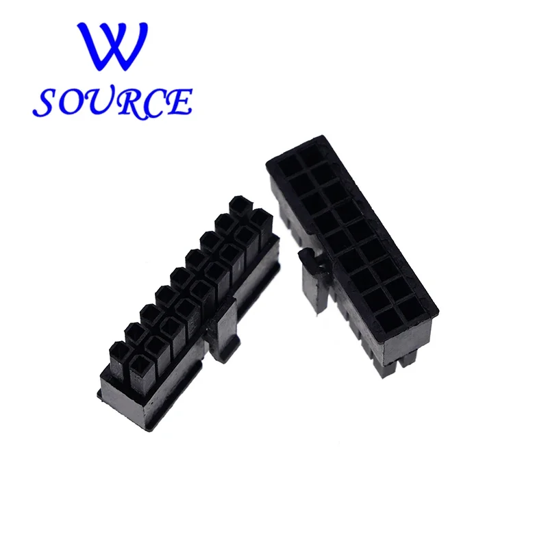 Molex 3.0mm Plastic shell Plug-in Male Housing Shell Female Terminals 2*1/2/3/4/5/6/7/8/9/10/11/12P MX3.0mm Double Row Connector