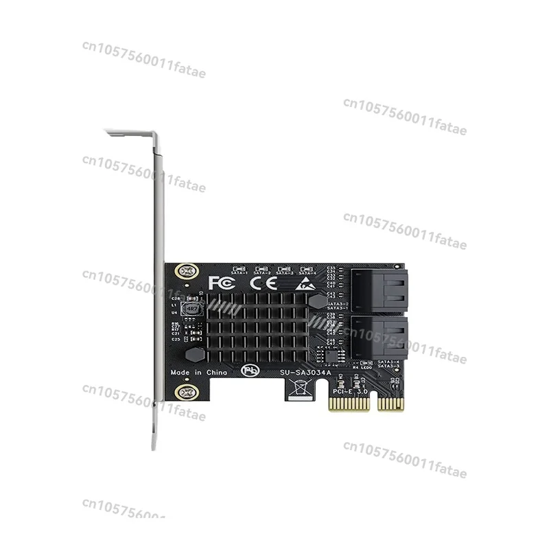 

4-Port 6-port hard disk expansion card PCI-E to SATA3.0 adapter card 6Gb NAS server pass-through card