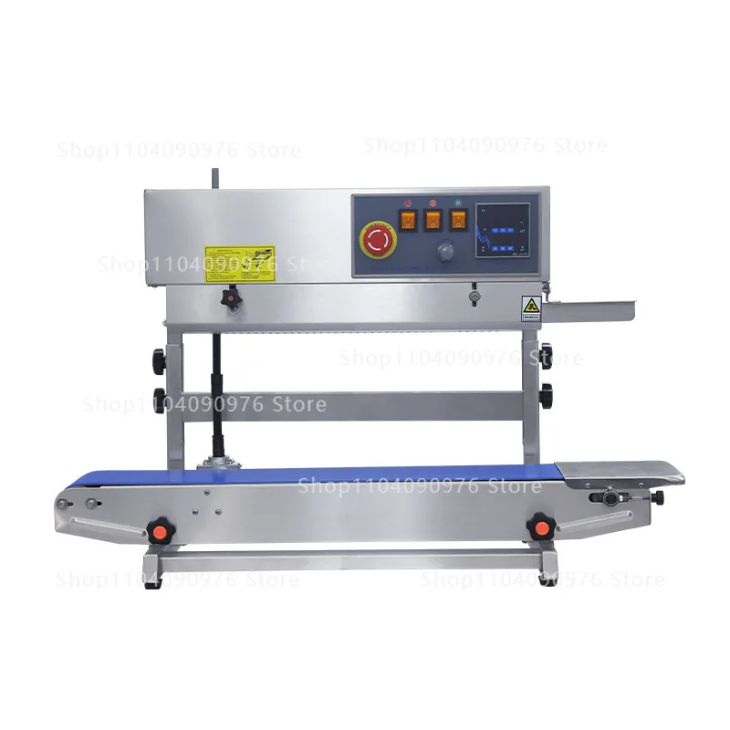 

Heat Band Sealer Continuous Stainless Steel Plastic Bag Packing Vertical Counter Sealing Machine Food Packaging Machine