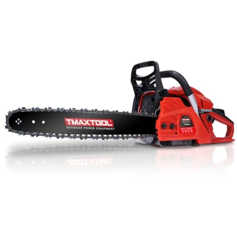 

Gas Chainsaw 62cc 2-Cycle Gas Powered Chainsaw 3.5-HP 20 Inch Chain Saw with Automatic Oiler Professional Powered Chain Saw for