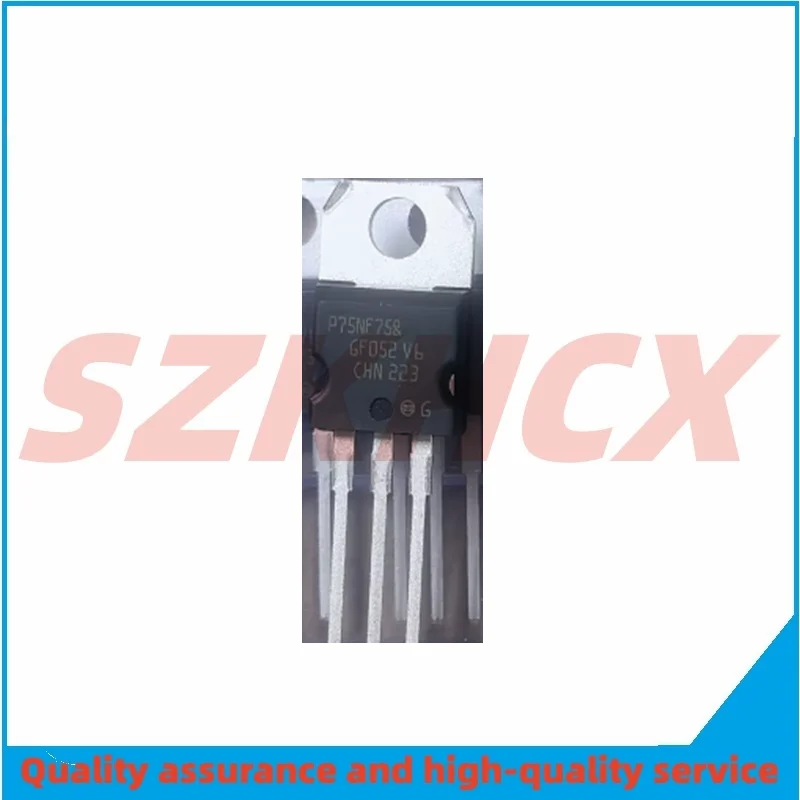 10-100PCS/LOT 100% Real New P75NF75 Original STP75NF75 75N75 TO-220 Mosfet Transistor P75NF758 75V 80A 50Pcs