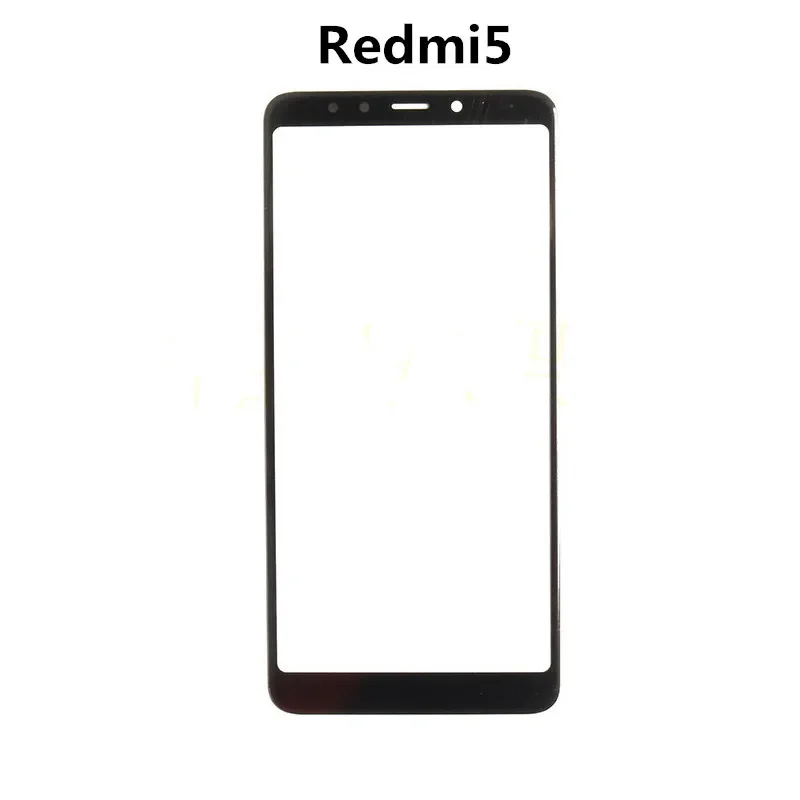 الزجاج الأمامي لشاومي Redmi 10 5G 10C 5 Plus 8 8A 9 9C 9A 9T شاشة تعمل باللمس شاشة LCD خارج غطاء لوحة إصلاح استبدال جزء + OCA