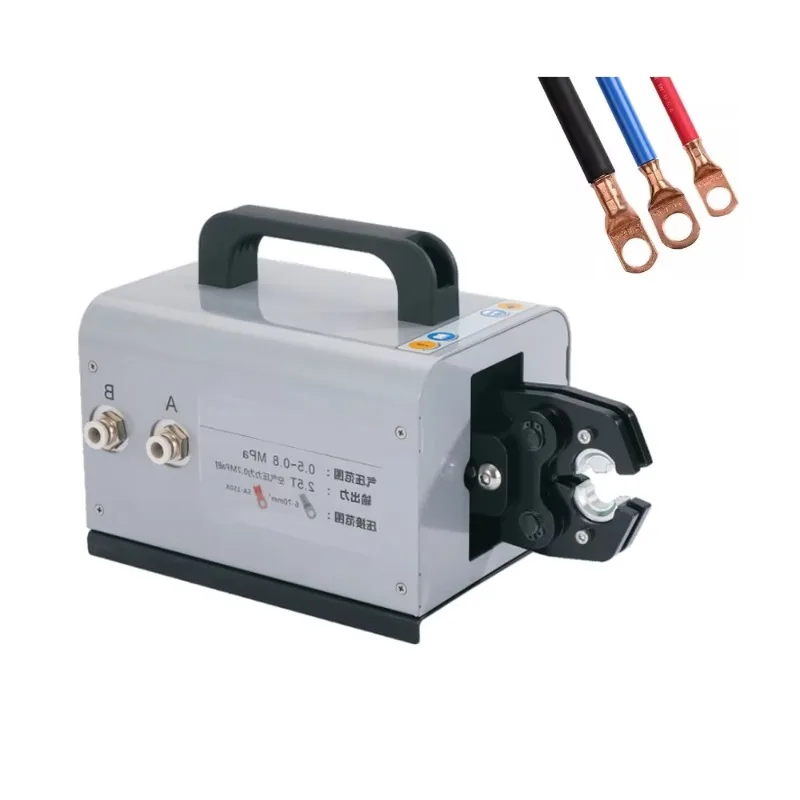 Machine à sertir les bornes de fil pneumatique SR-3FN 6-70 mm2, outil de sertissage de câbles USB Portable semi-automatique