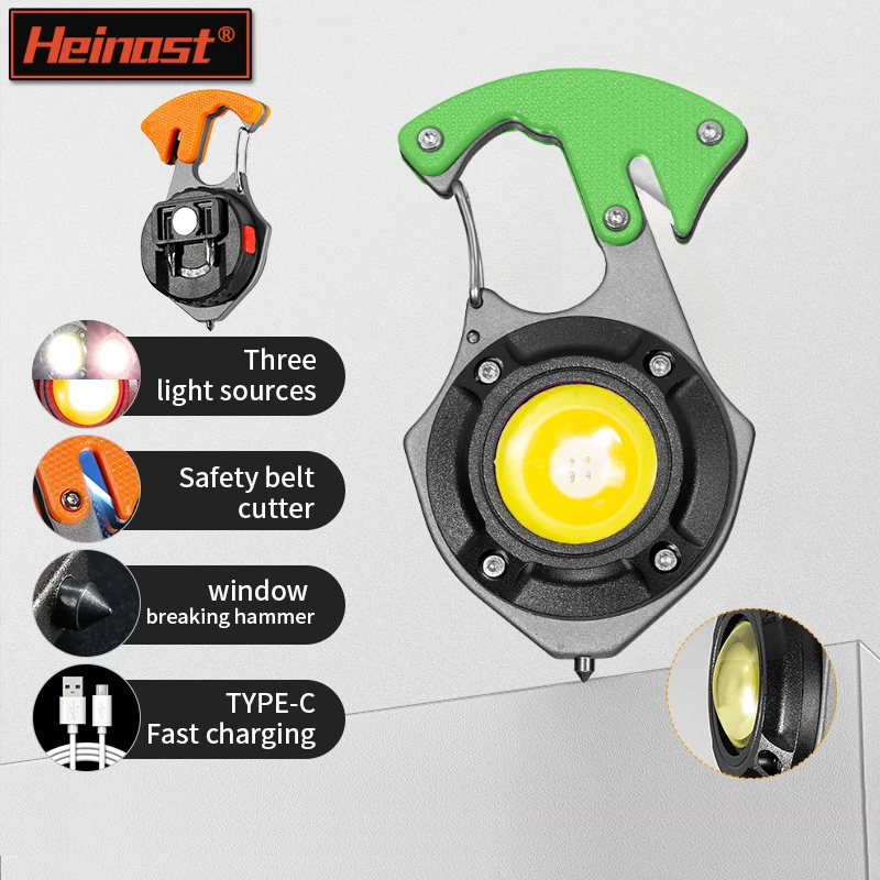 

Heinast W5143 Protable Mini Flashlight Home Lighting Buit-in Battery Keychain Flashlight LED Torch Ultra Bright Outdoor Camping