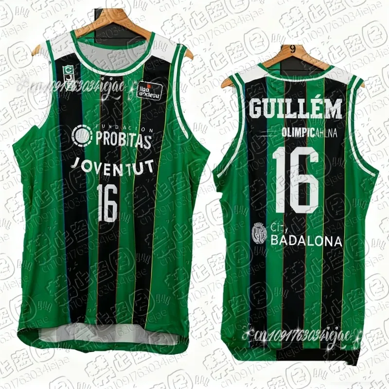 اسبانيا كرة السلة جيرسي 25/26 Joventut كرة السلة جيرسي سترة كرة السلة جيرسي الرجال سترة رياضية الاطفال مجموعة جيرسي خاصة #2