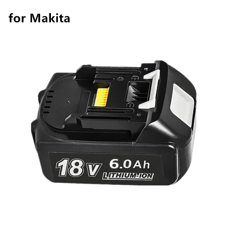 

for Makita 18V Battery 6Ah 18650 Lithium ion Replacement BL1860B BL1860 BL1850 Rechargeable Power Tool Battery DDF486 DF488