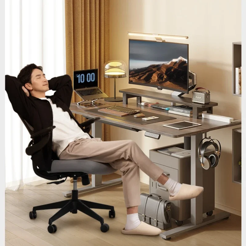 

Офисный деревянный менеджер, эстетический дизайнерский роскошный стол, электрический компьютер, офисный стол, компьютер, белая регулируемая офисная мебель Escritorio