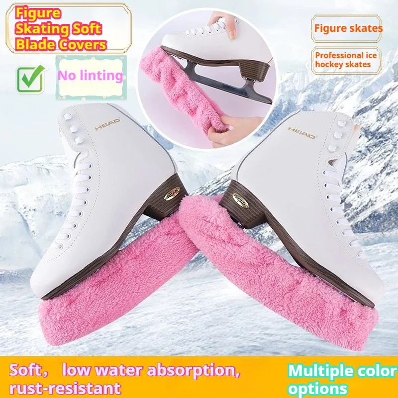 

6 Colors Ice Skate Blade Covers Guard Protector Dustproof Thicken For Hockey Skates Figure Skates Ice Skates Skating S-XXL1 Pair